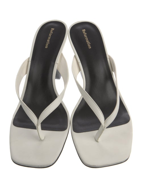 Reformation Leather Slides