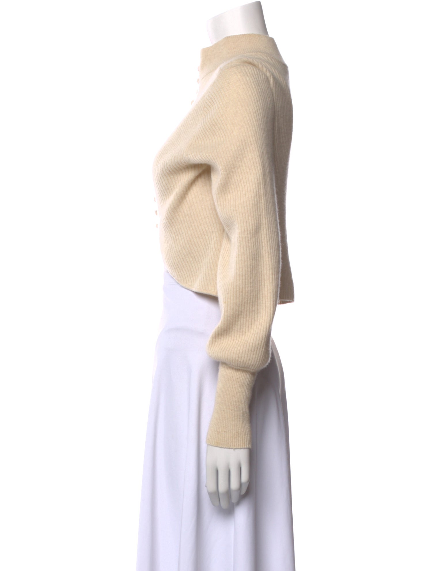 Reformation Cashmere Mock Neck Sweater