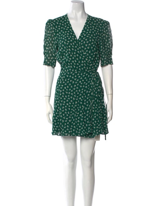 Reformation Floral Print Mini Dress