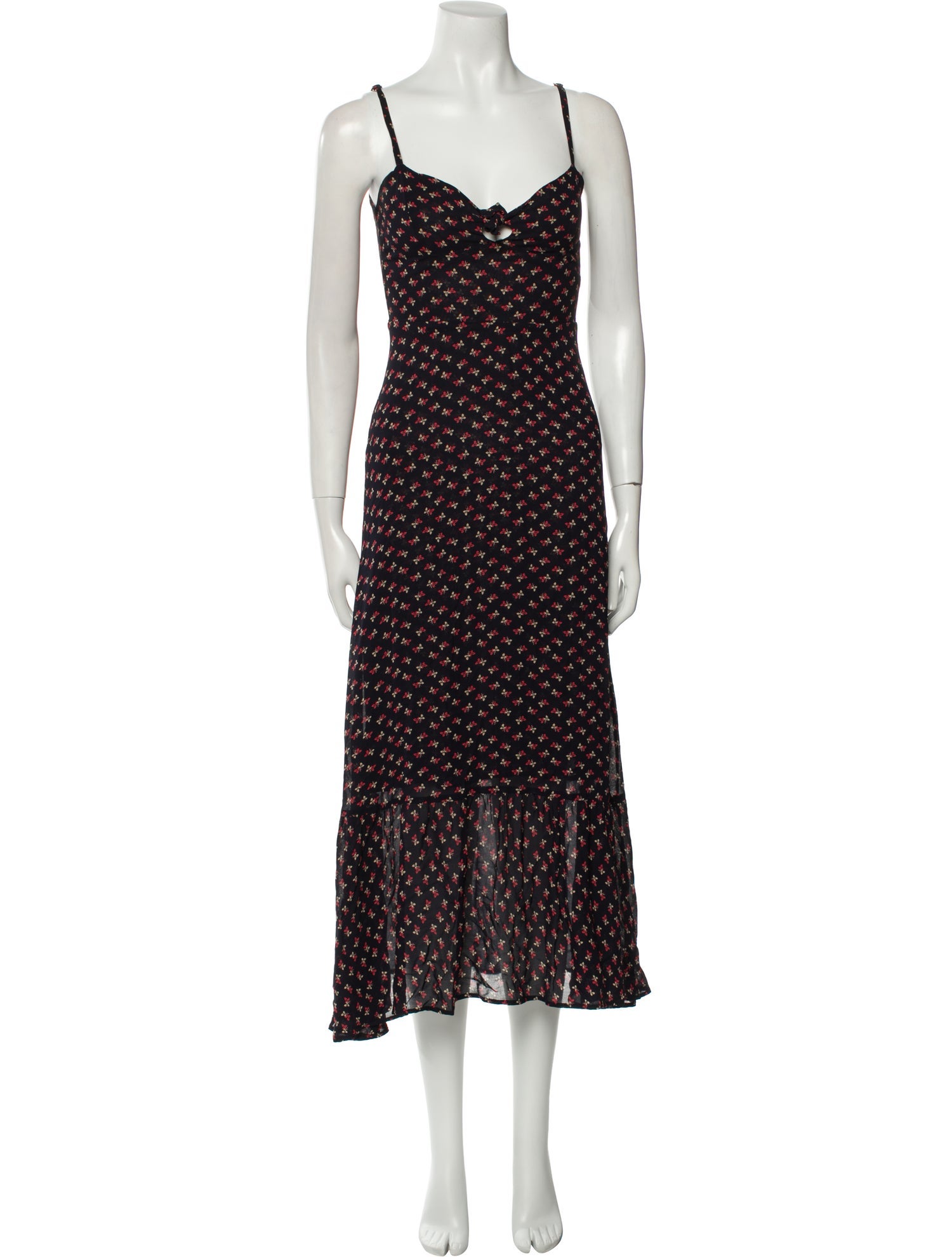 Reformation Printed Long Dress