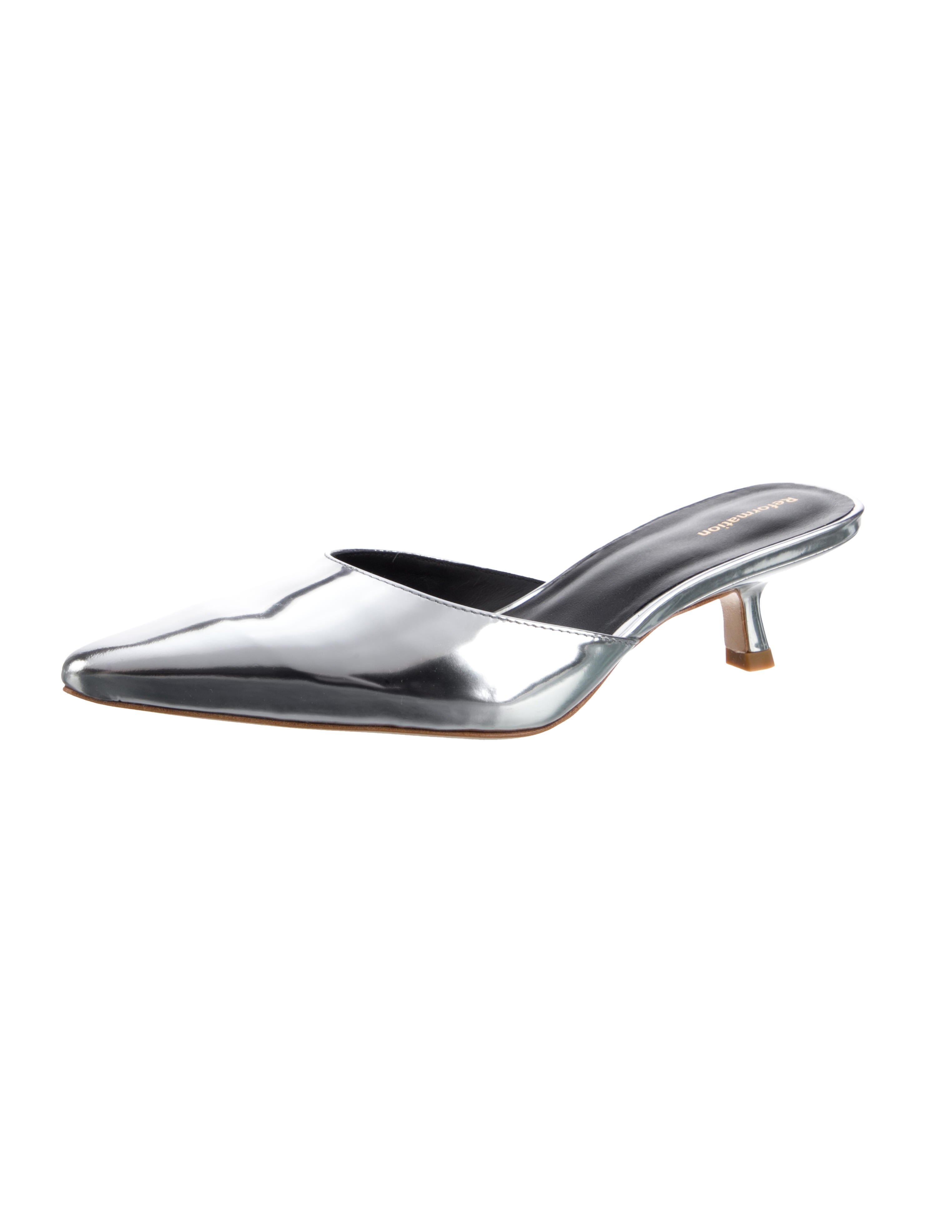 Reformation Leather Mules