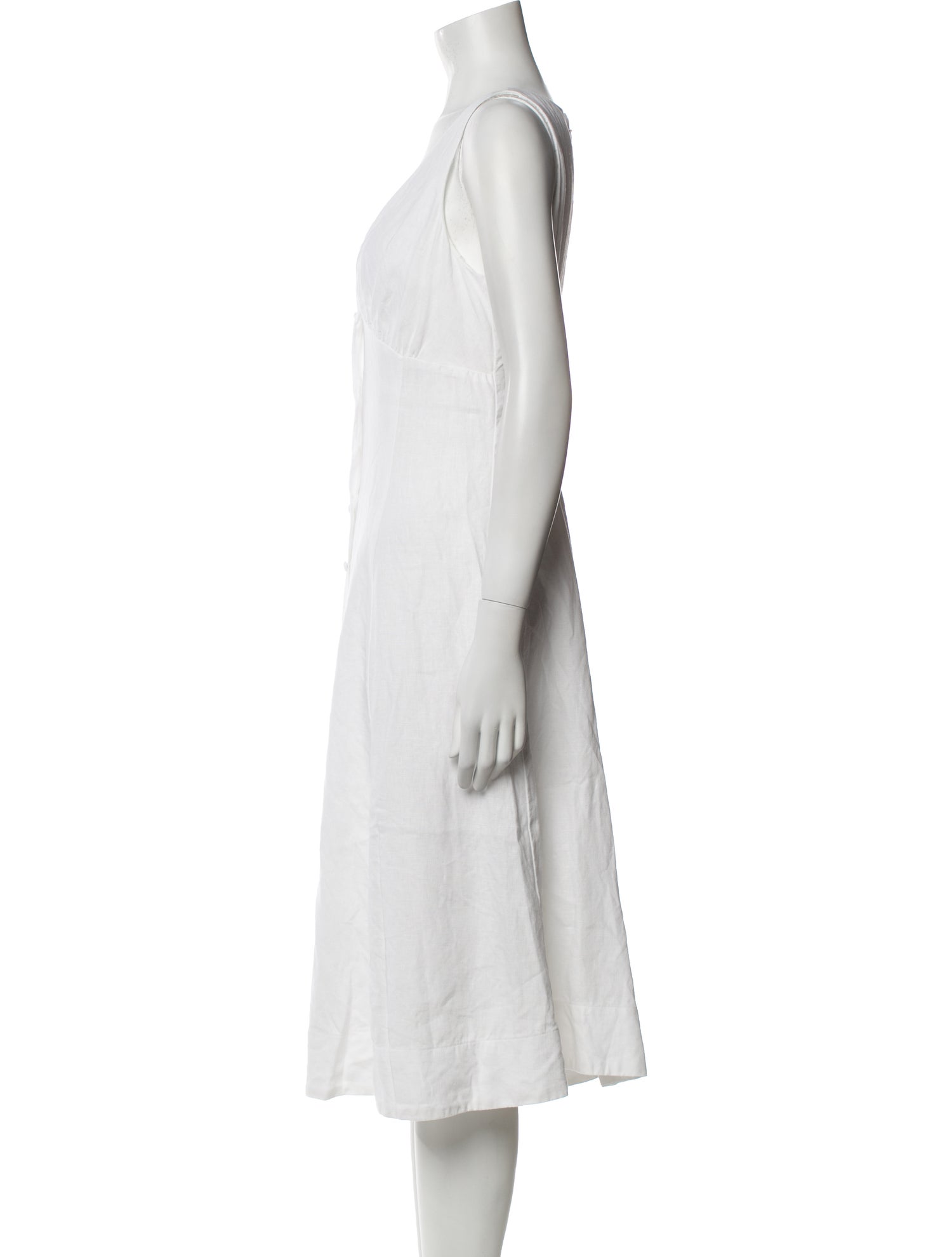 Reformation Linen Midi Length Dress