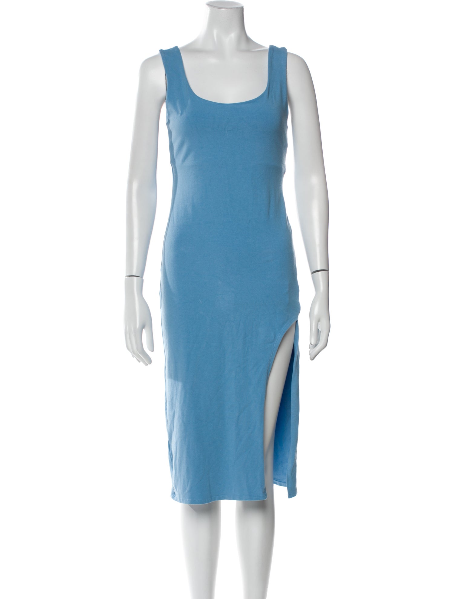 Reformation Scoop Neck Midi Length Dress