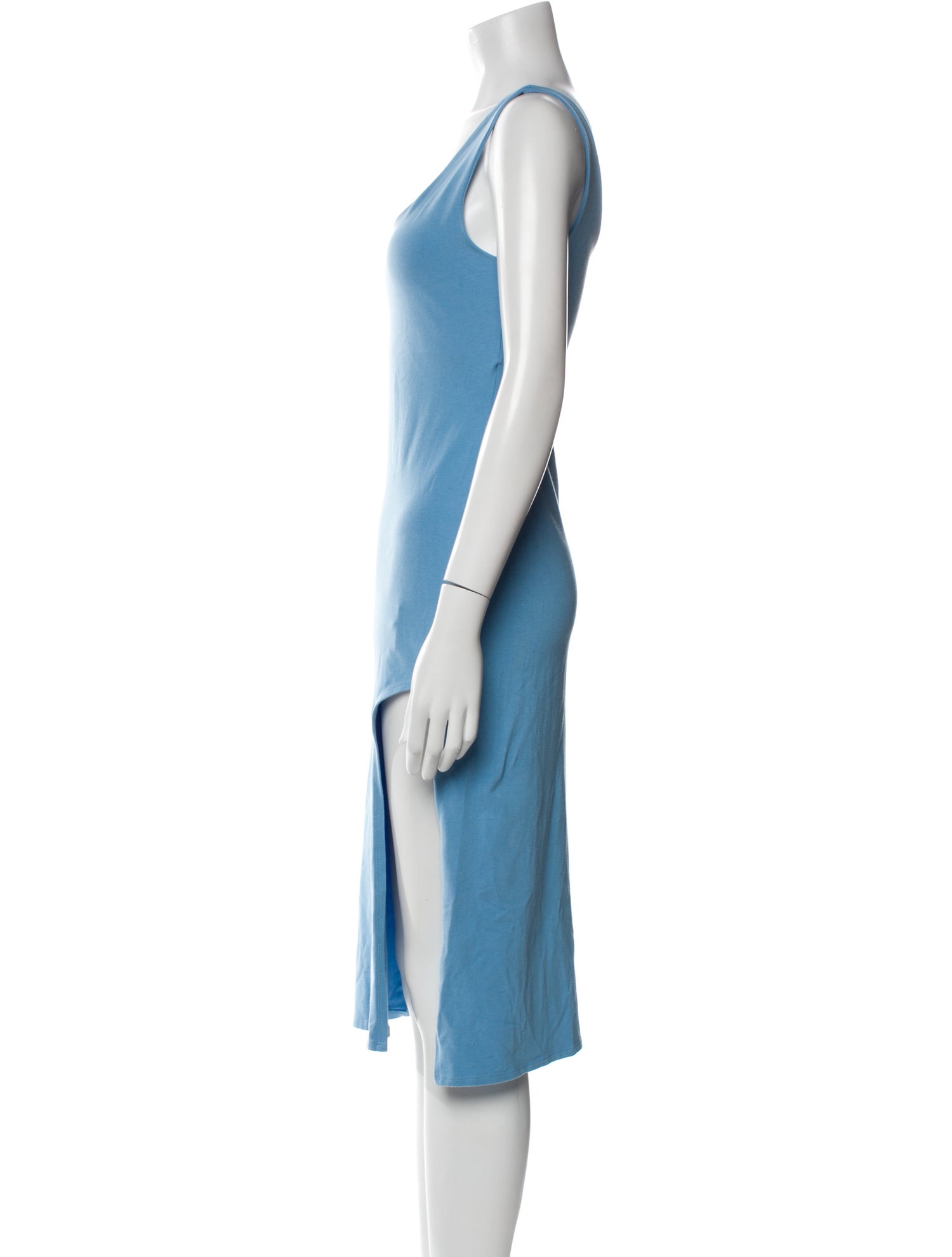 Reformation Scoop Neck Midi Length Dress