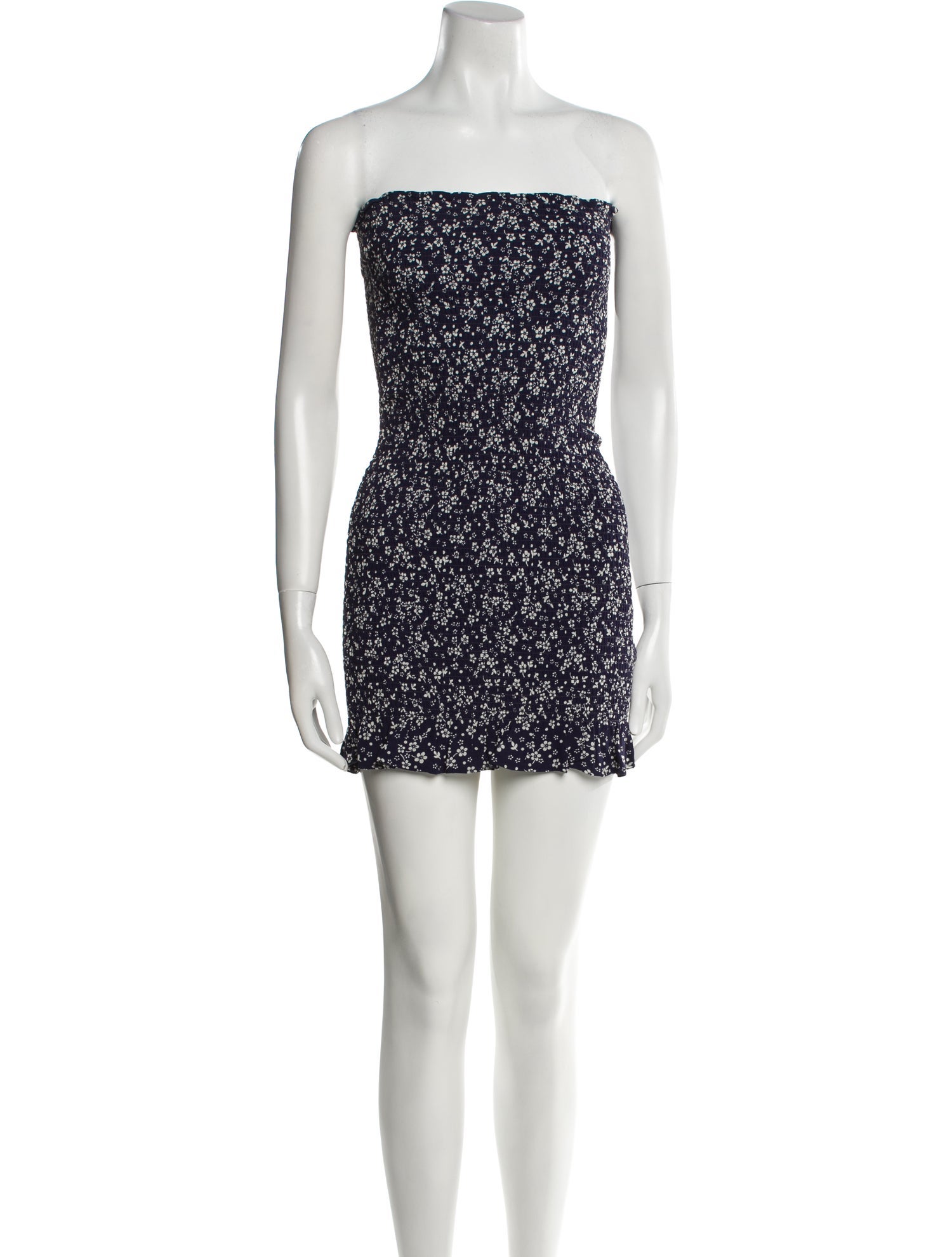 Reformation Floral Print Mini Dress