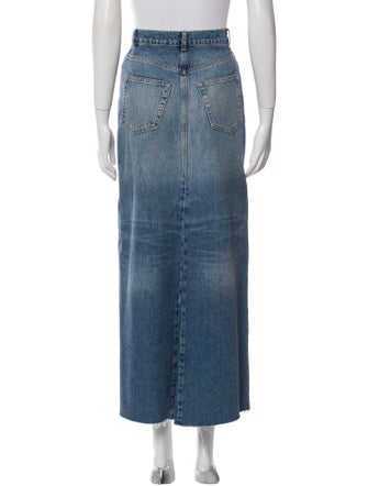 Reformation Raw-Edge Trim Midi Length Skirt