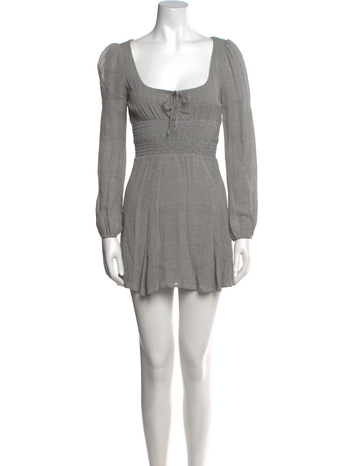 Reformation Square Neckline Mini Dress