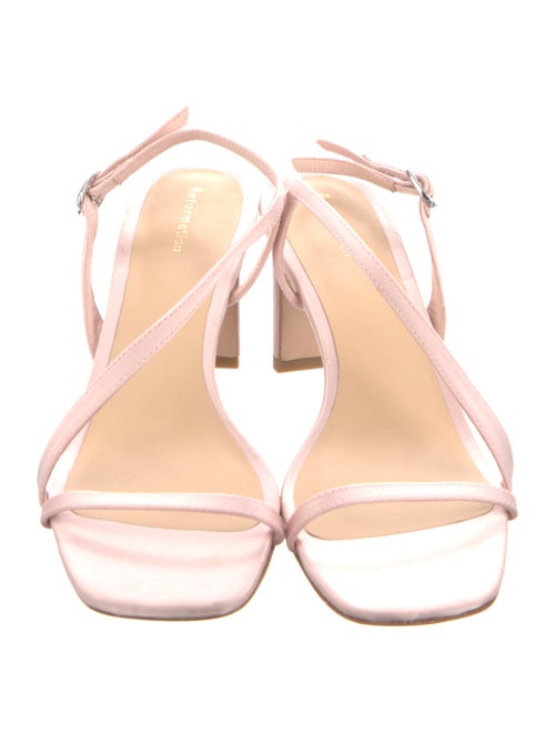 Reformation Leather Slingback Sandals