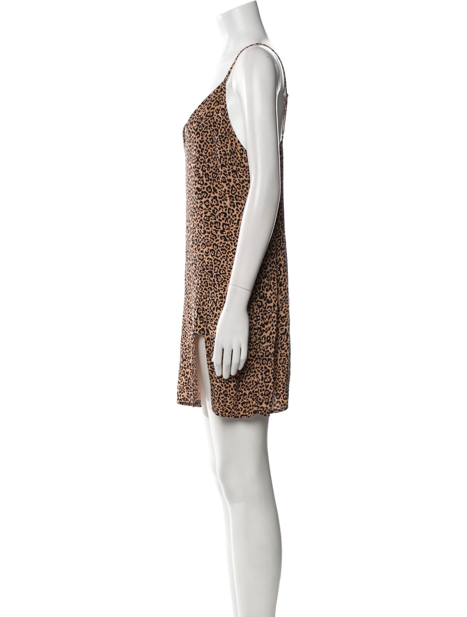 Reformation Animal Print Mini Dress