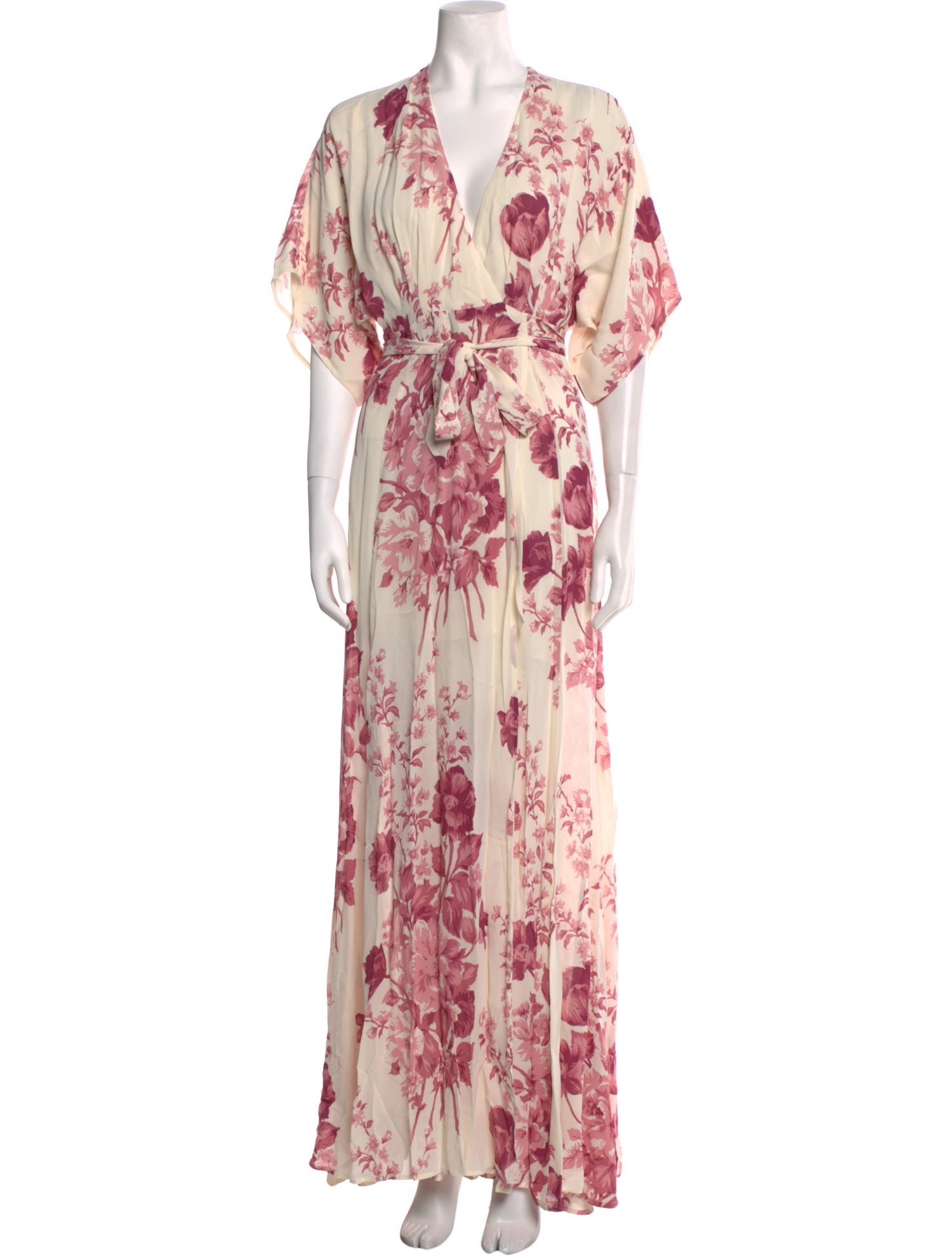 Reformation Floral Print Long Dress