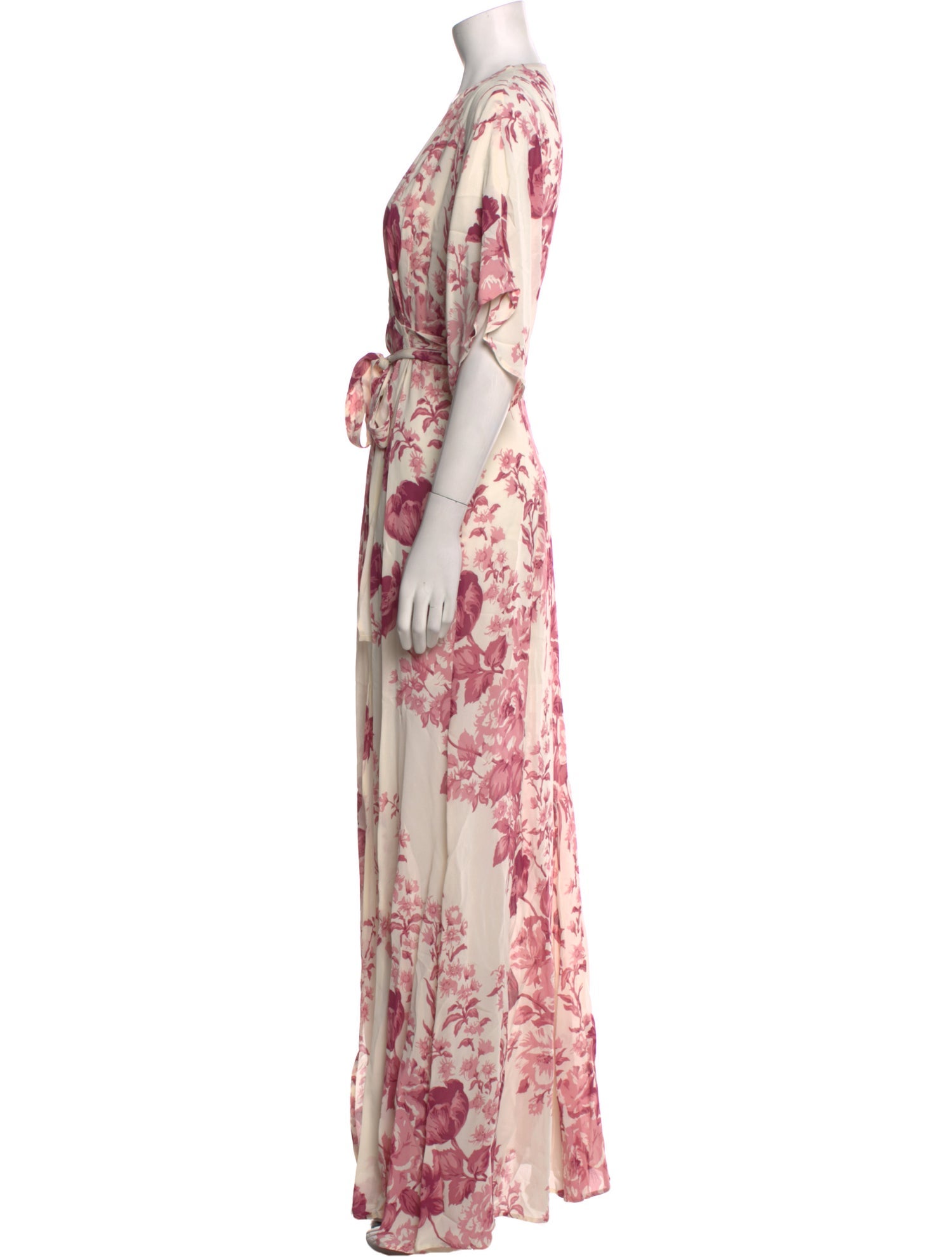 Reformation Floral Print Long Dress