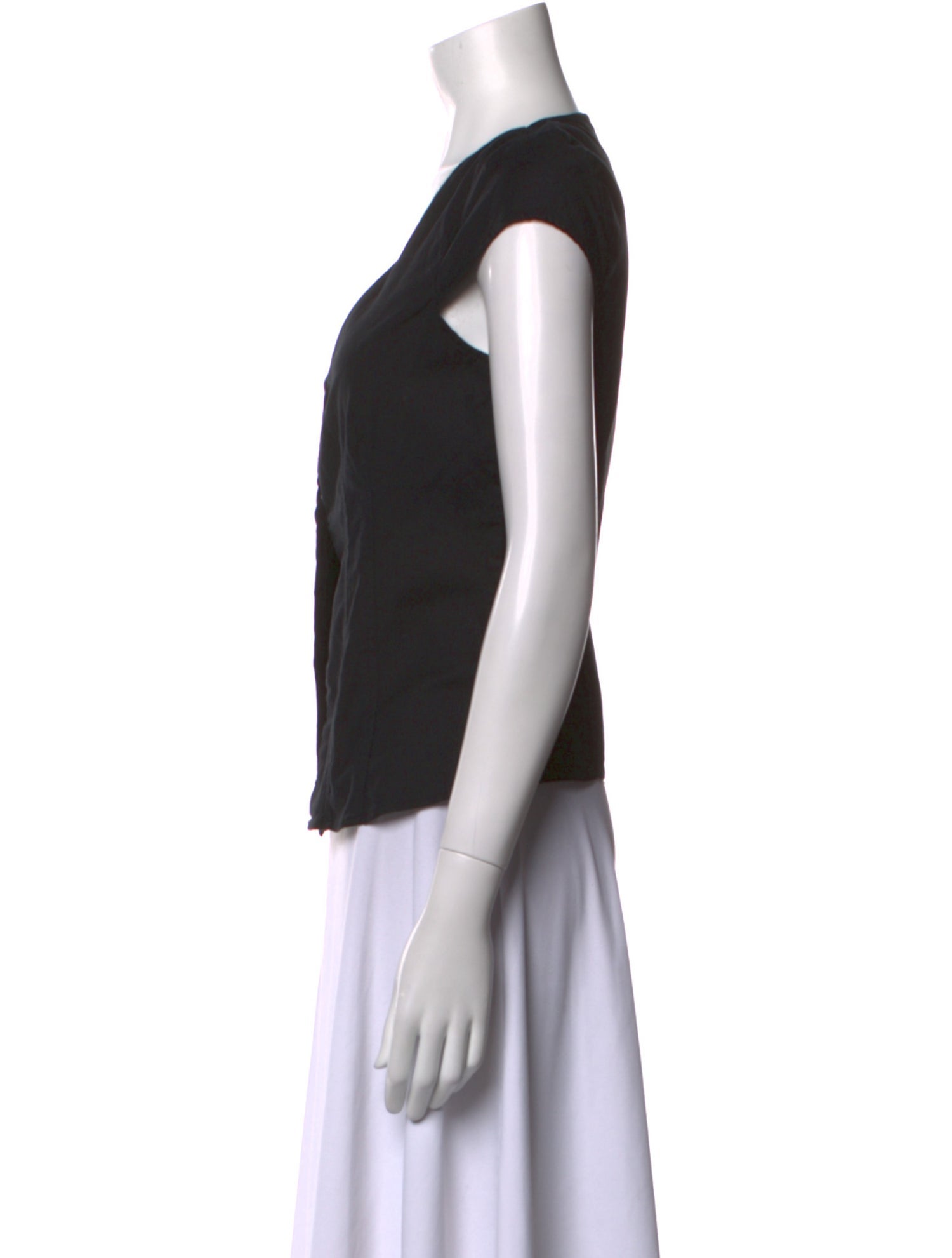 Reformation V-Neck Short Sleeve Top