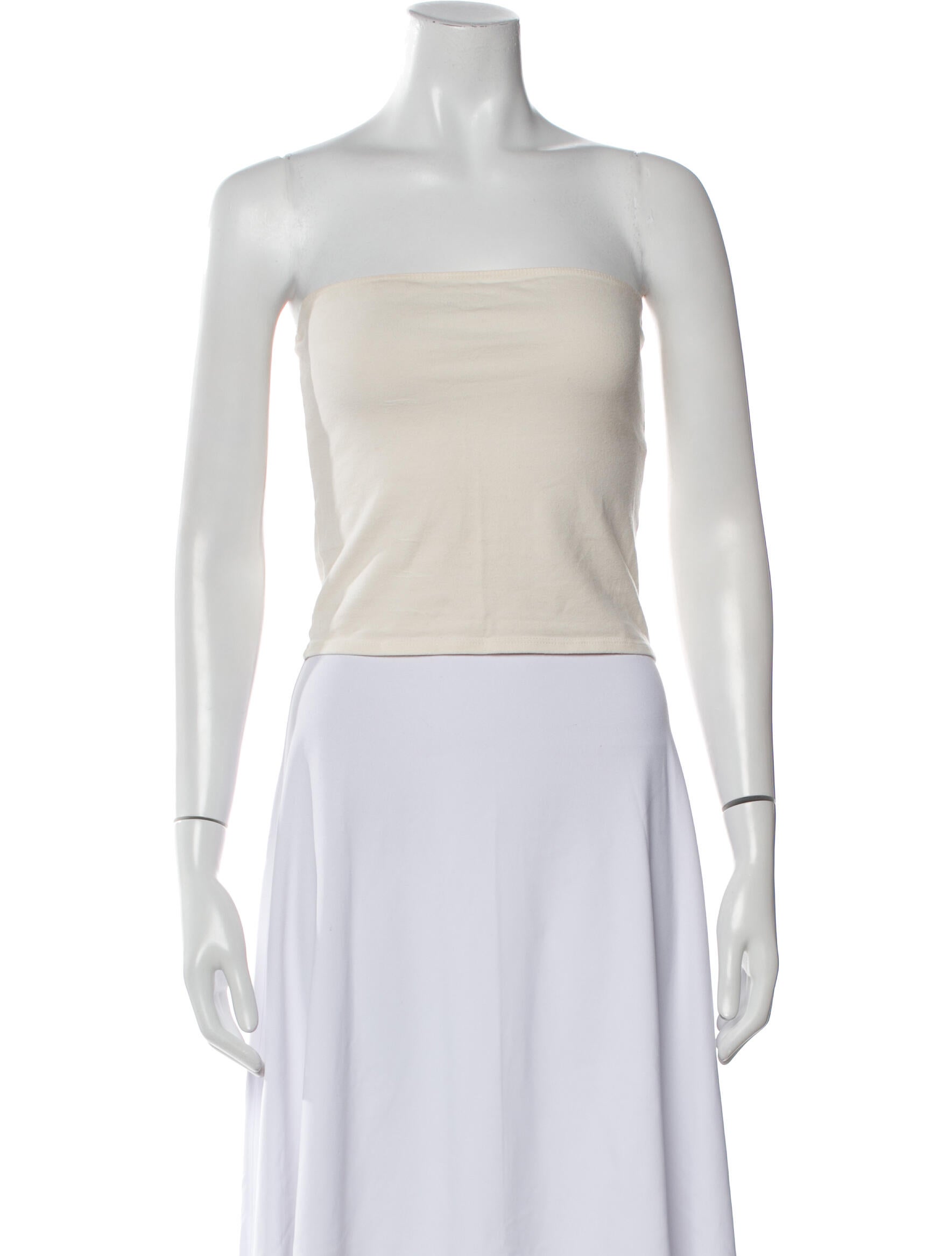 Reformation Strapless Crop Top