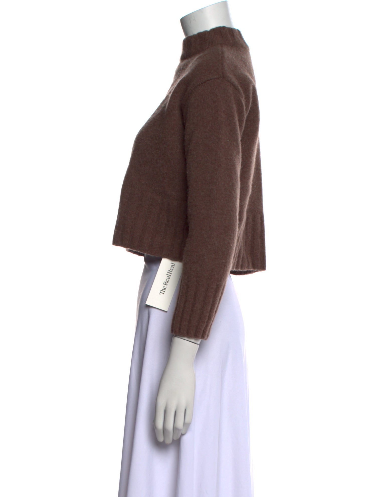 Reformation Merino Wool Mock Neck Sweater