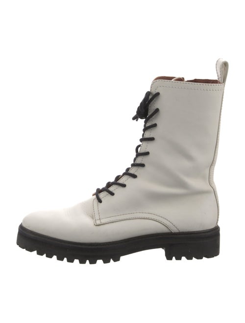 Reformation Leather Combat Boots