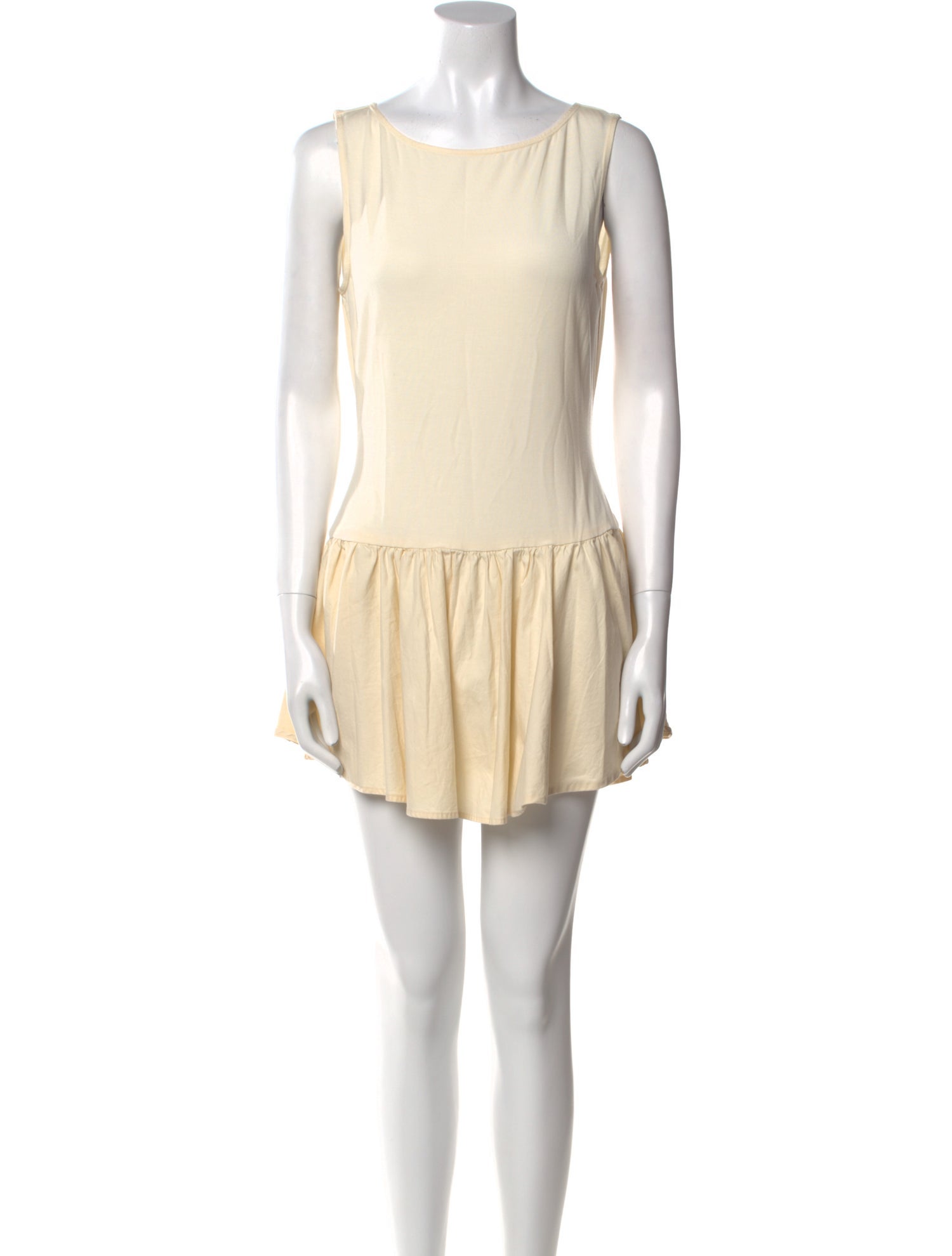 Reformation Bateau Neckline Mini Dress