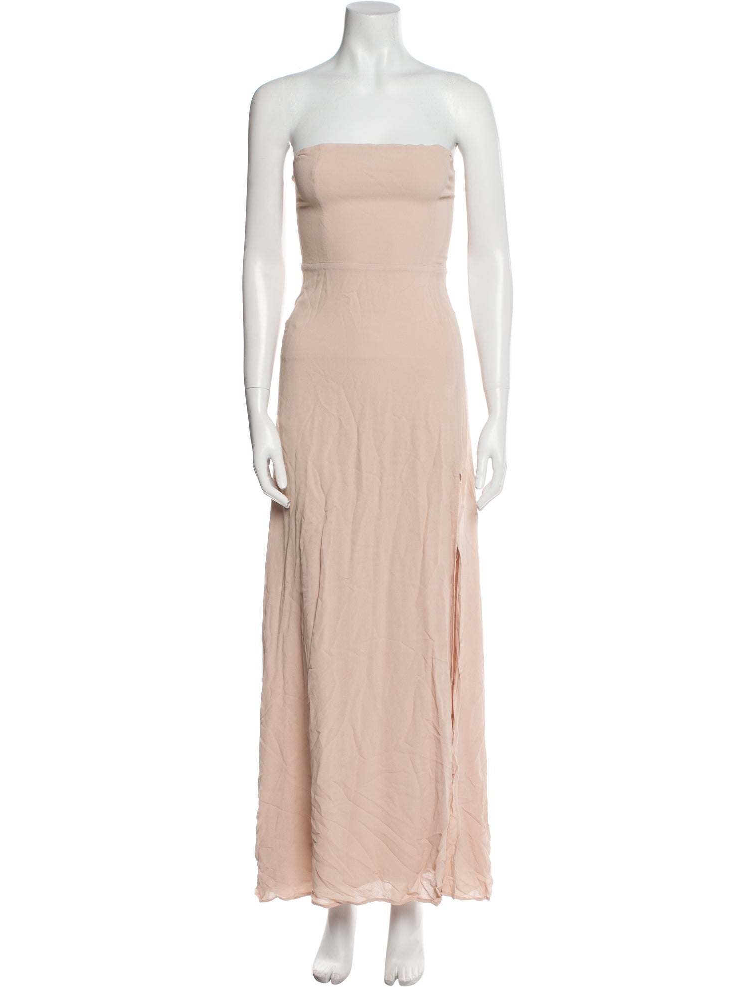 Reformation Strapless Long Dress