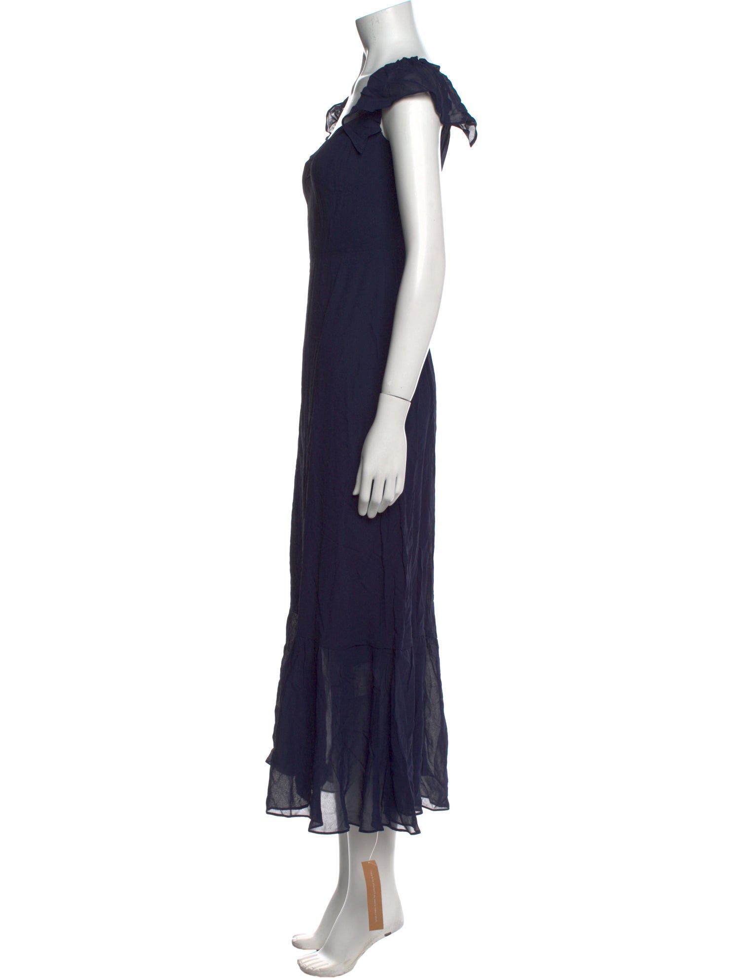 Reformation Square Neckline Long Dress