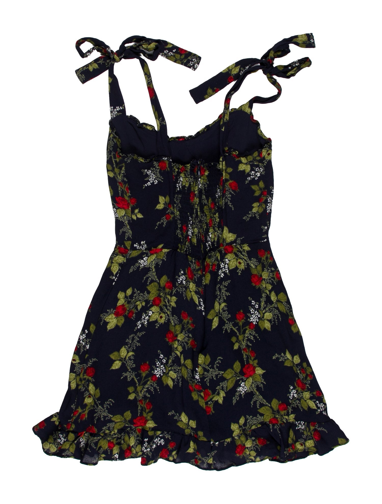 Reformation Floral Print Mini Dress