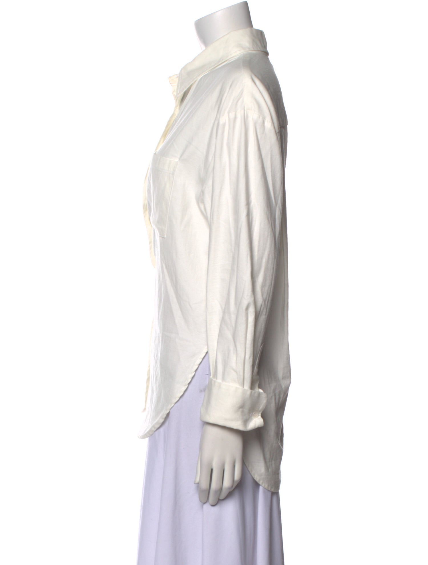 Reformation Long Sleeve Button-Up Top