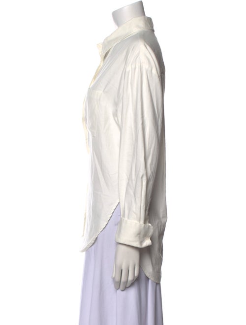 Reformation Long Sleeve Button-Up Top