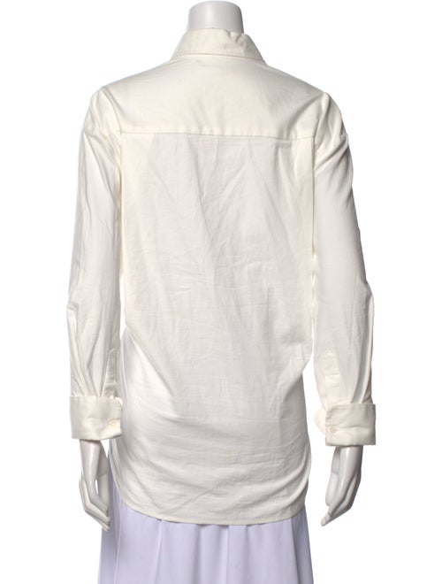 Reformation Long Sleeve Button-Up Top