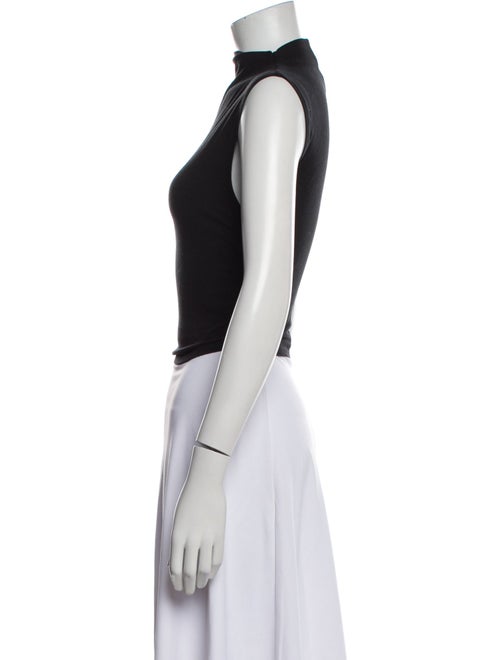 Reformation Mock Neck Sleeveless Crop Top