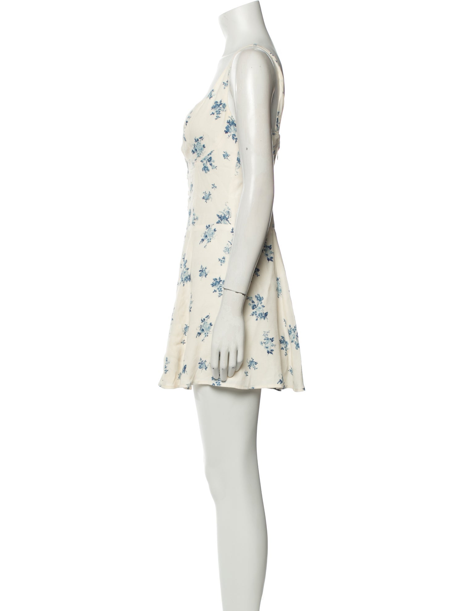 Reformation Floral Print Mini Dress