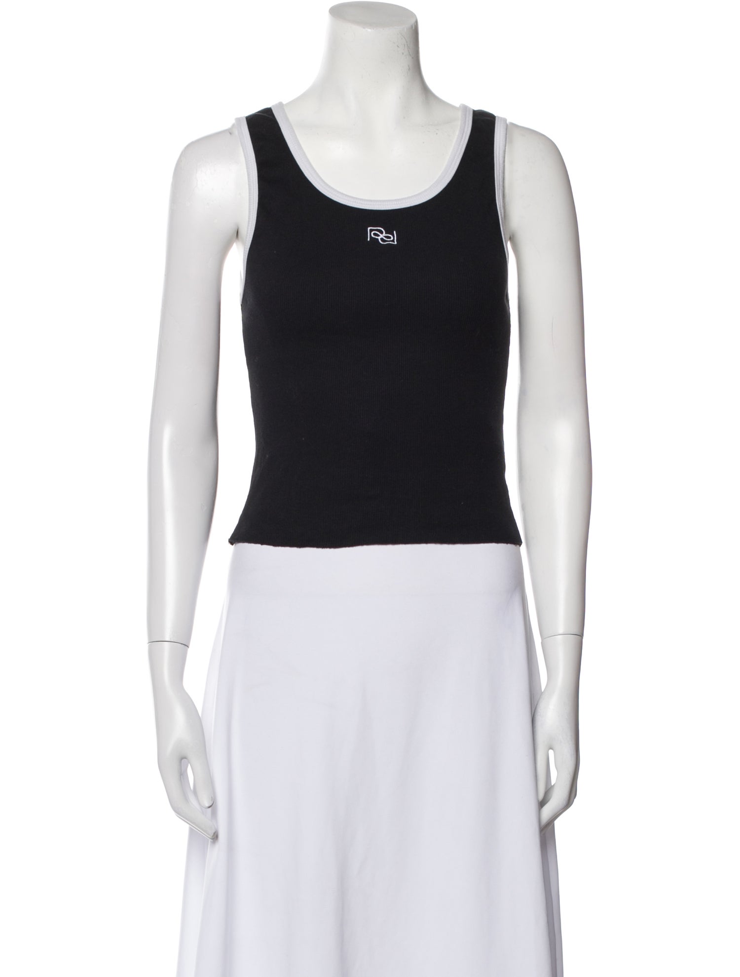 Reformation Striped Scoop Neck Top