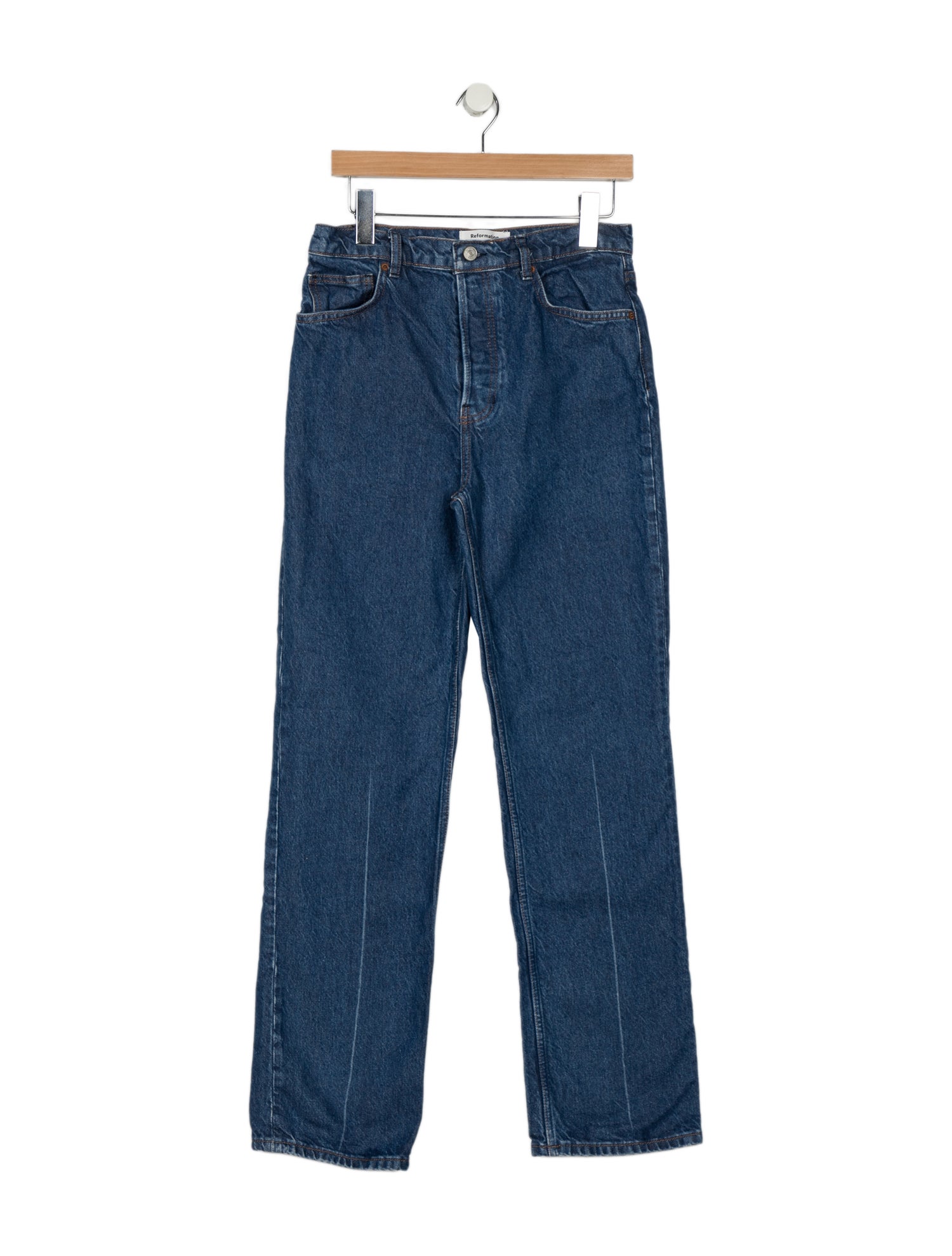 Reformation High-Rise Straight Leg Jeans