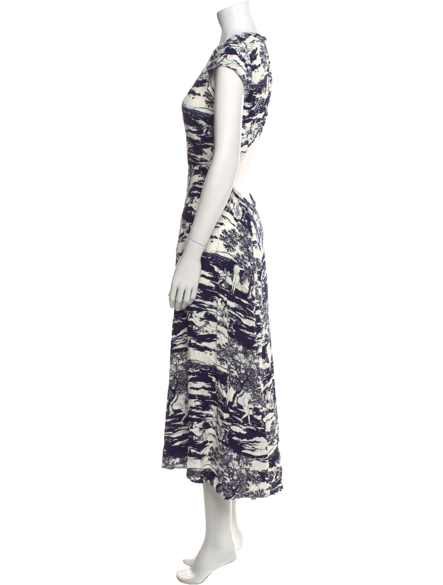 Reformation Printed Long Dress