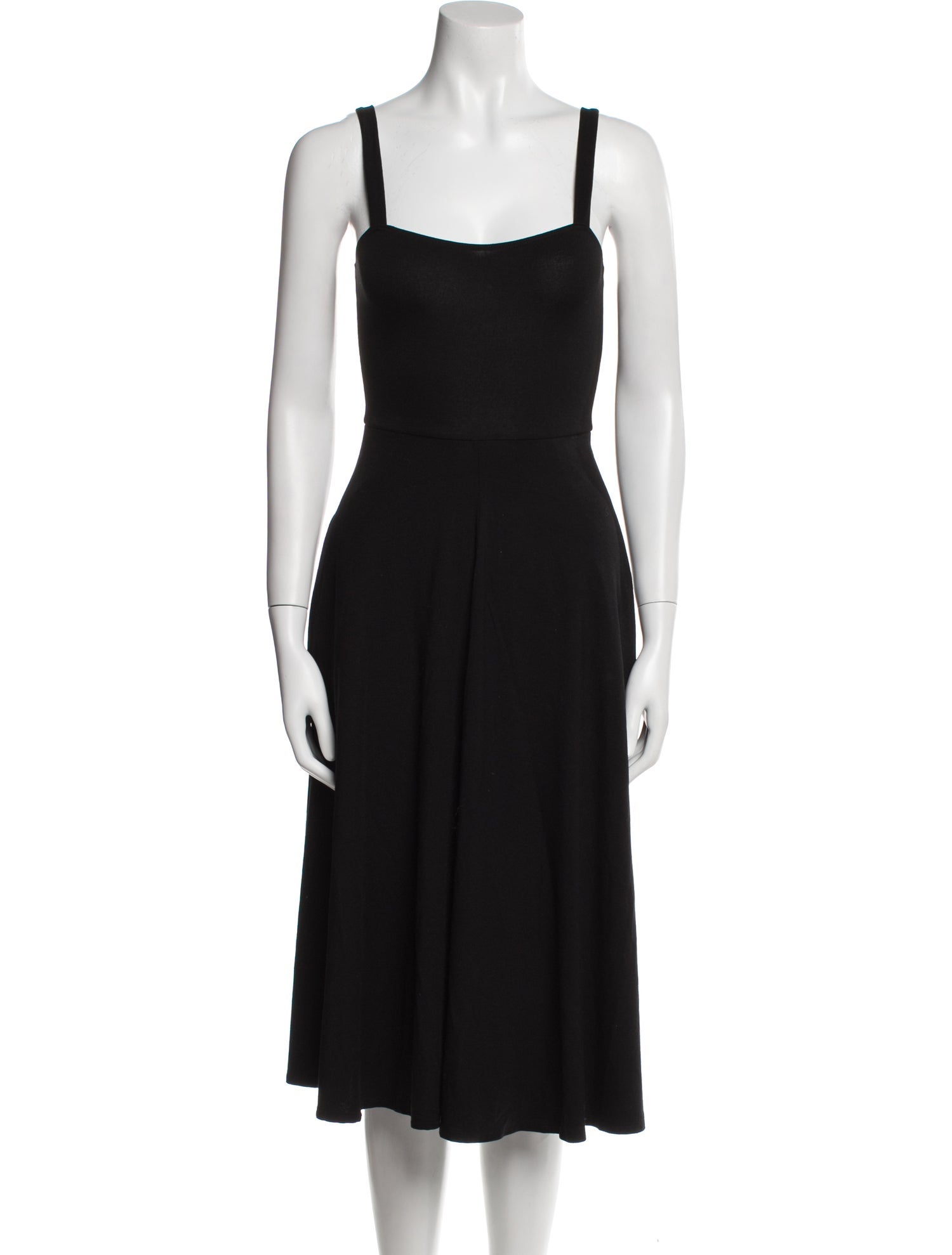 Reformation Square Neckline Knee-Length Dress