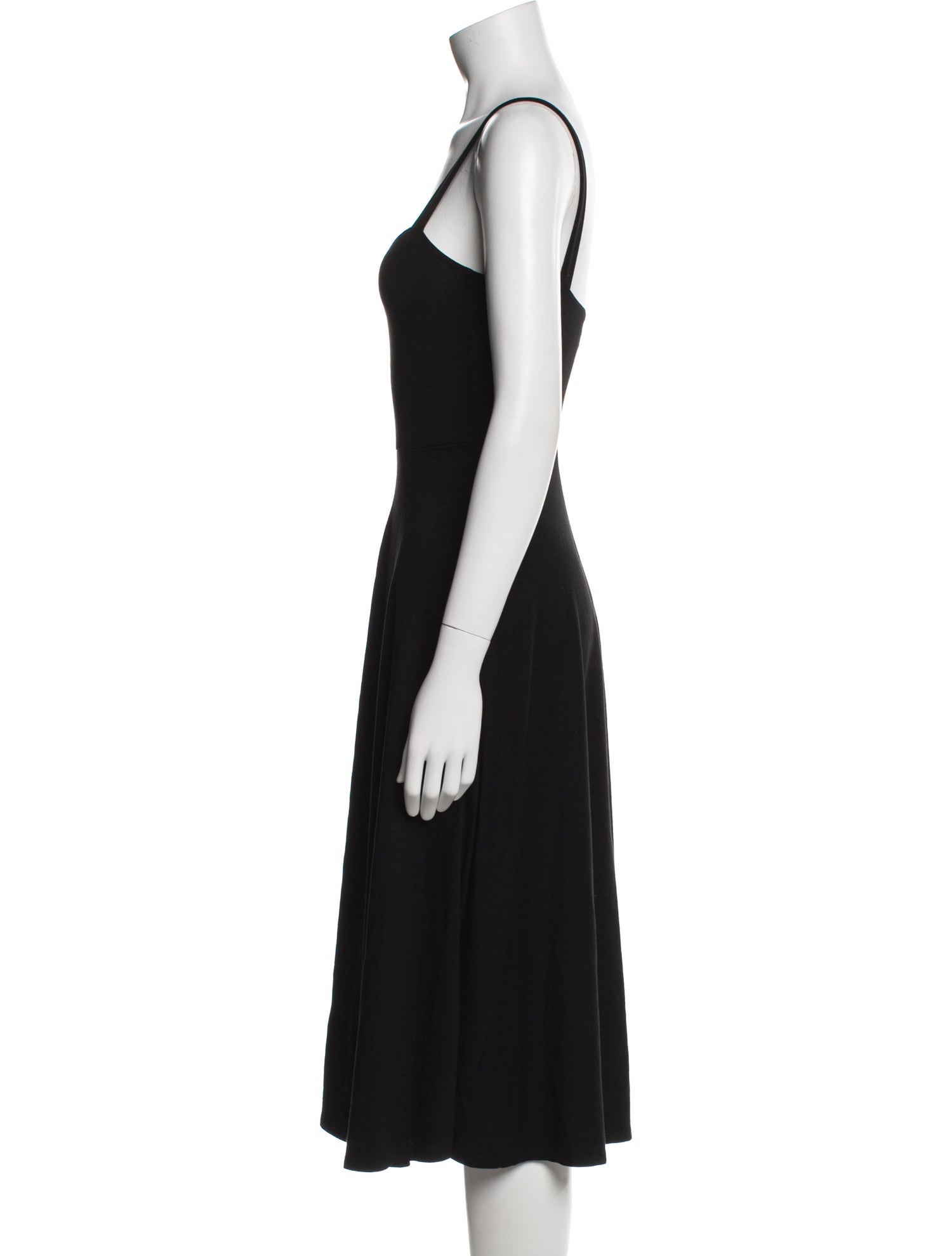 Reformation Square Neckline Knee-Length Dress