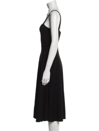 Reformation Square Neckline Knee-Length Dress