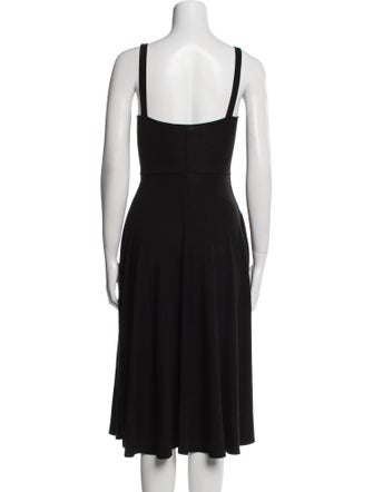 Reformation Square Neckline Knee-Length Dress