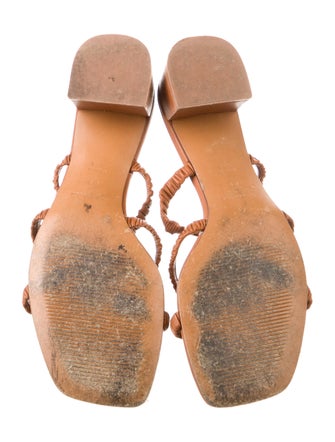 Reformation Leather Printed Slides