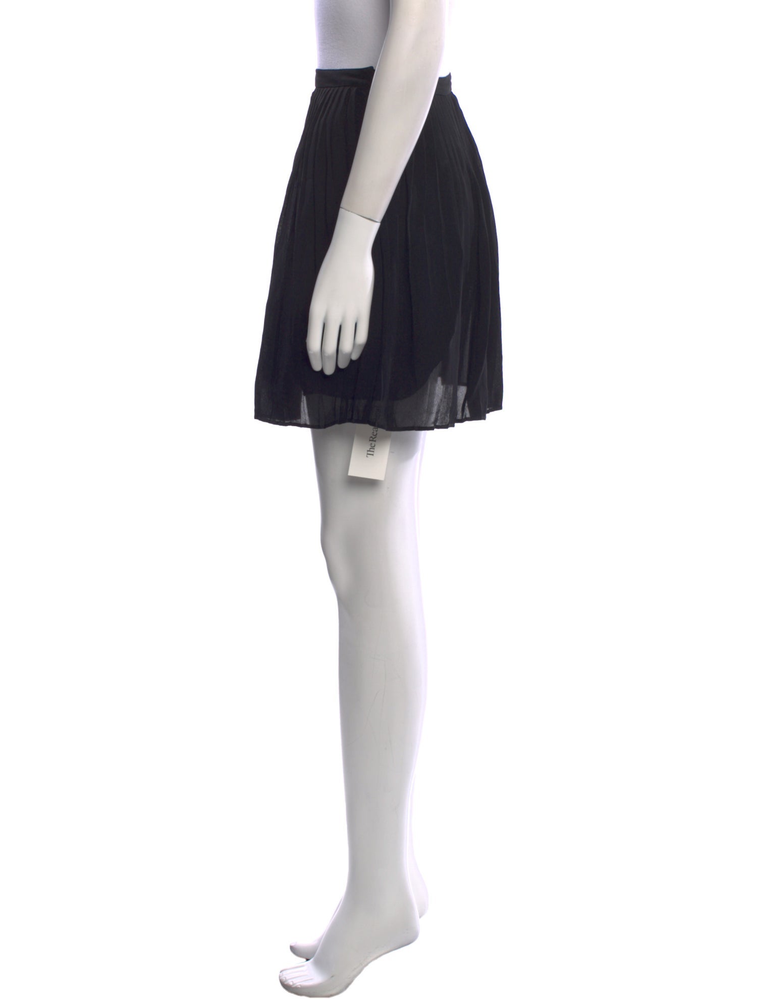 Reformation Pleated Accents Mini Skirt