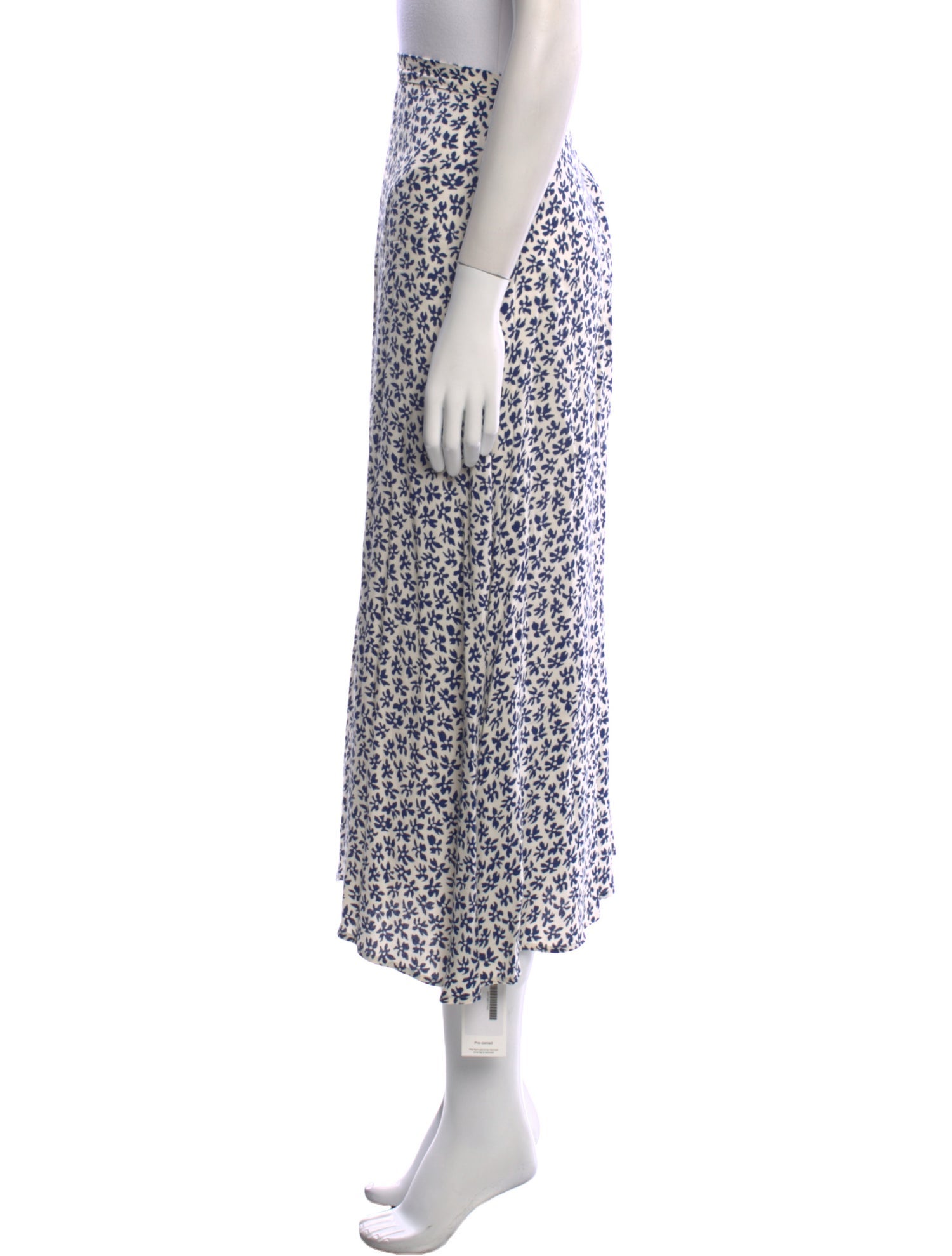 Reformation Floral Print Midi Length Skirt