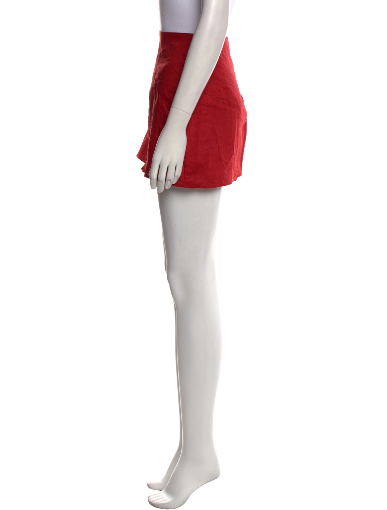 Reformation Linen Mini Skirt