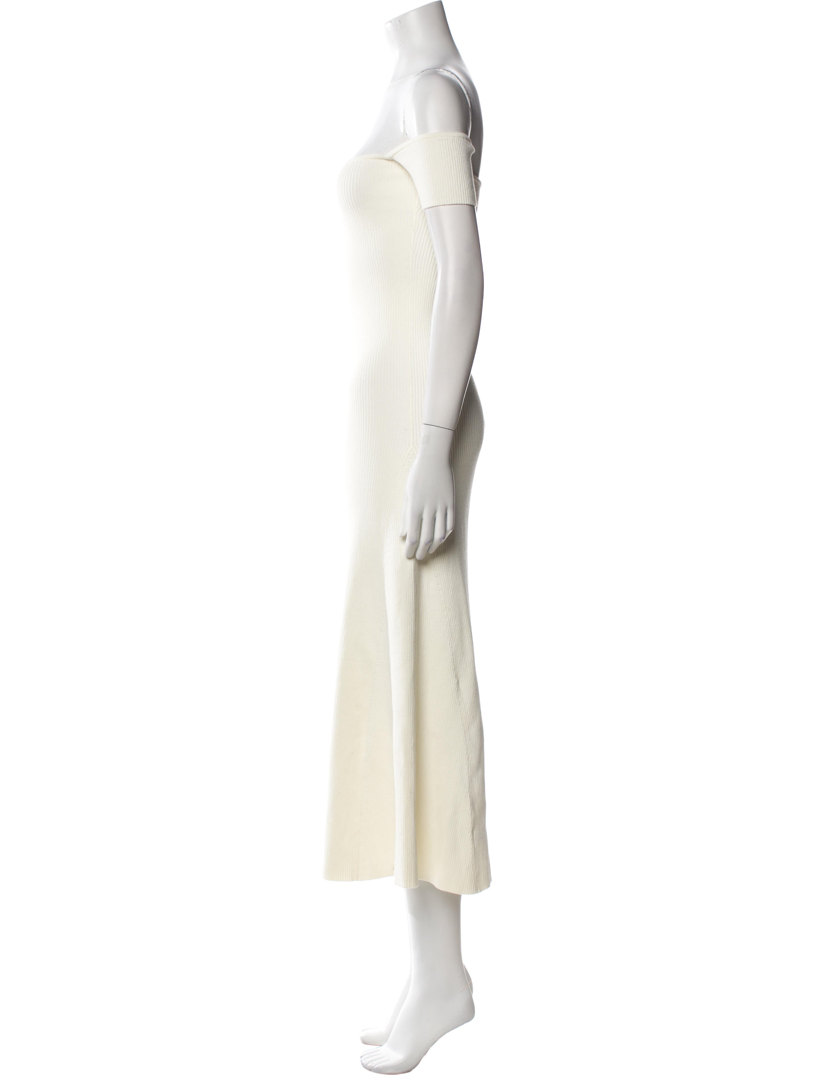 Reformation Off-The-Shoulder Midi Length Dress