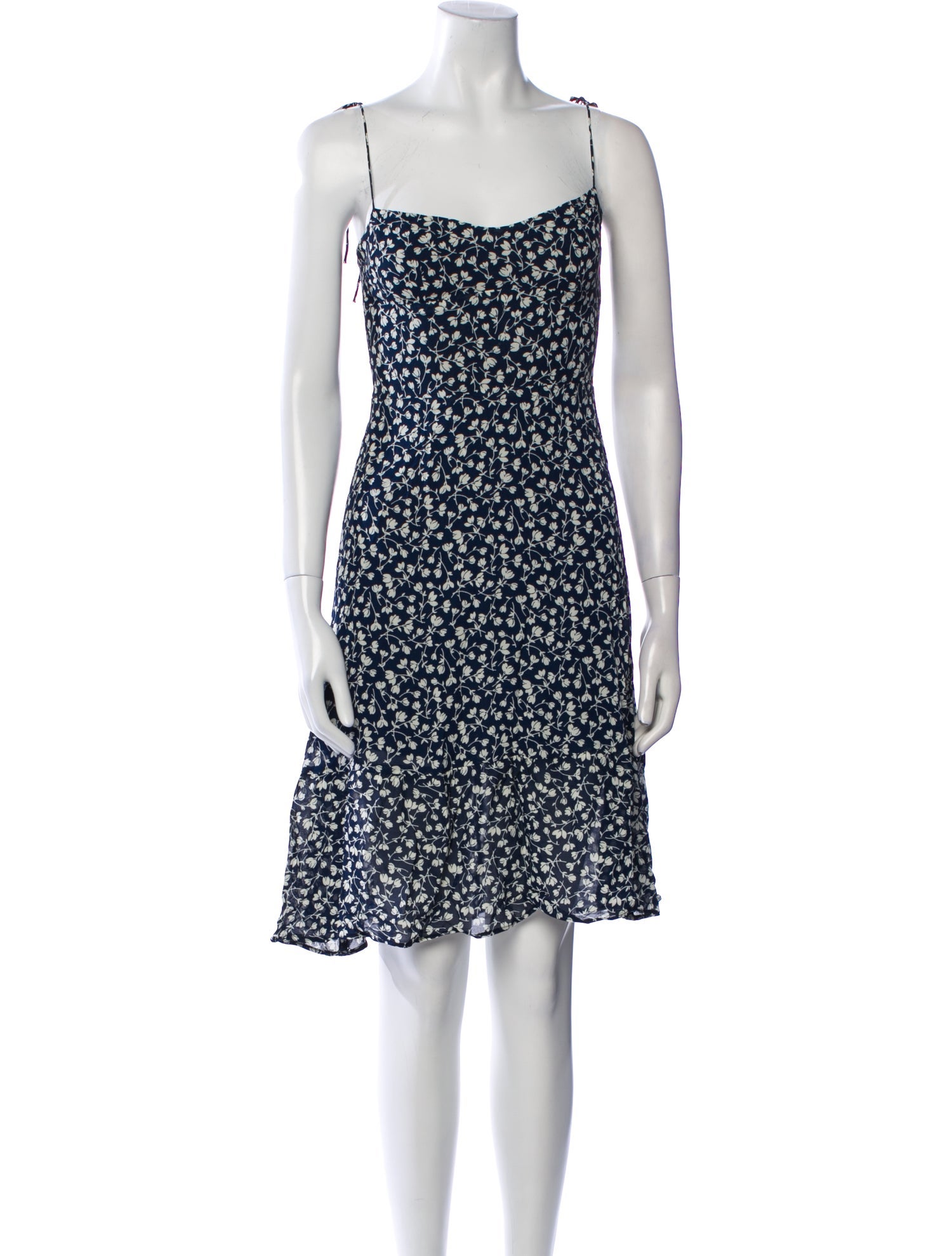 Reformation Floral Print Mini Dress