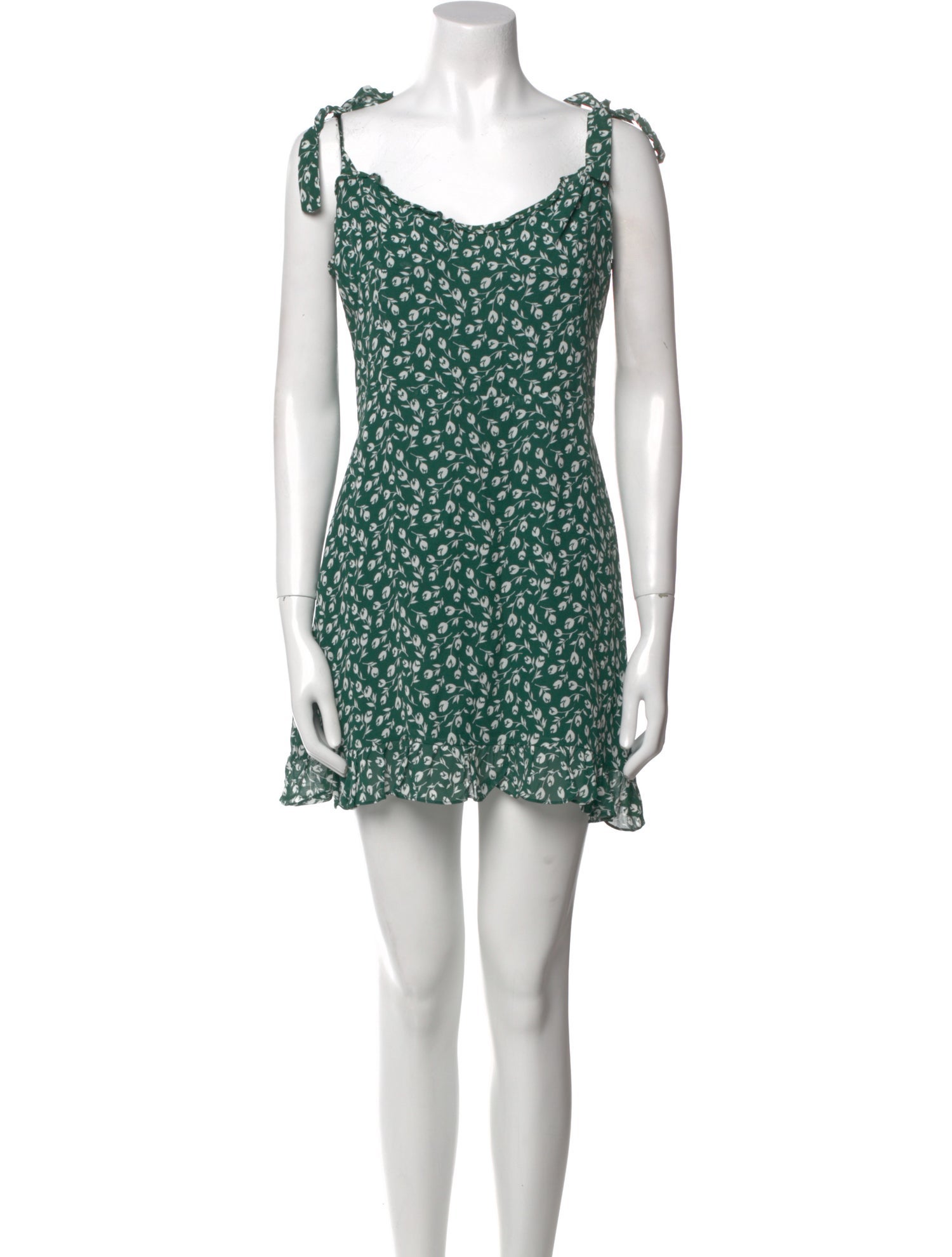 Reformation Floral Print Mini Dress