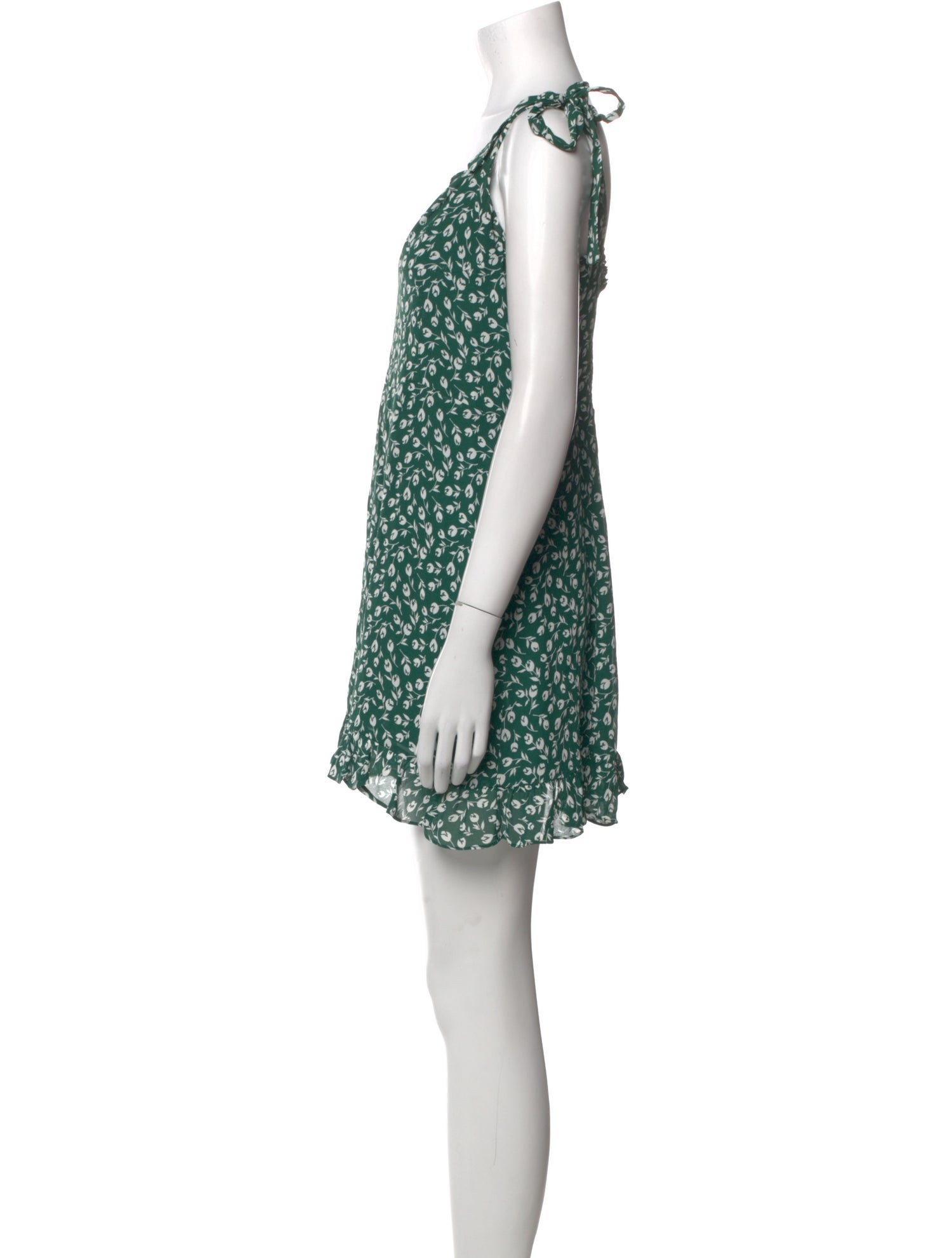 Reformation Floral Print Mini Dress