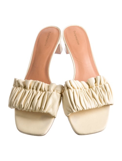 Reformation Leather Slides