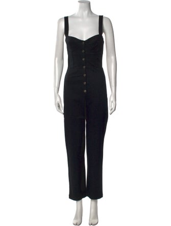 Reformation Square Neckline Jumpsuit