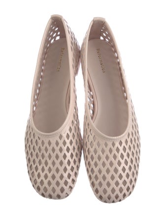 Reformation Patent Leather Lasercut Accents Ballet Flats