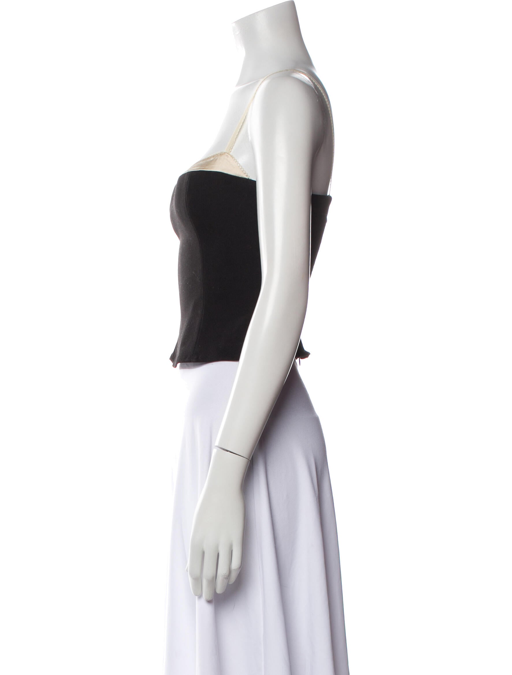 Reformation Square Neckline Sleeveless Crop Top