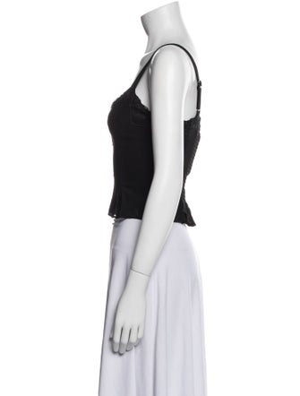 Reformation V-Neck Sleeveless Crop Top