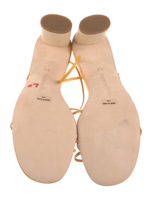 Reformation Leather Slides