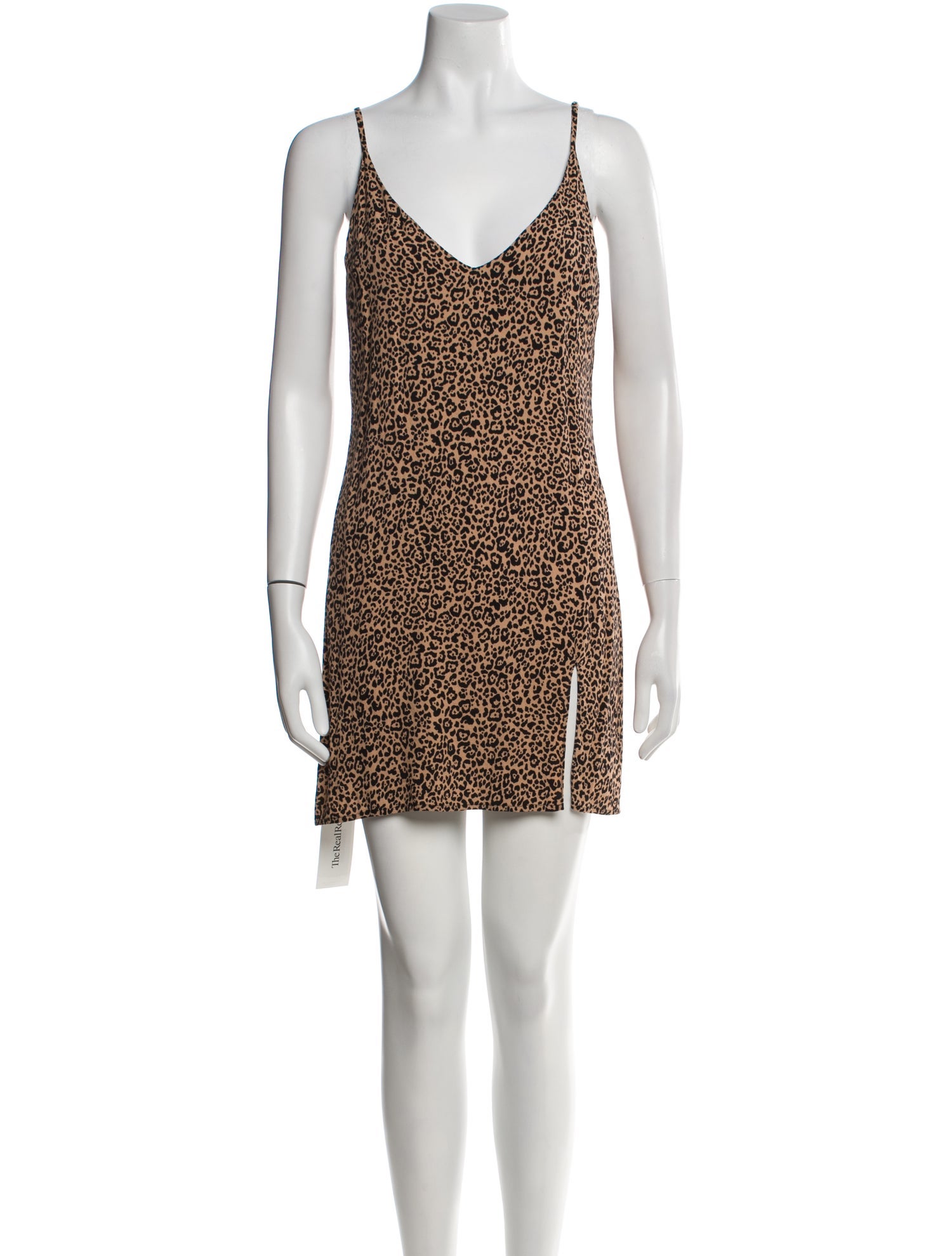 Reformation Animal Print Mini Dress